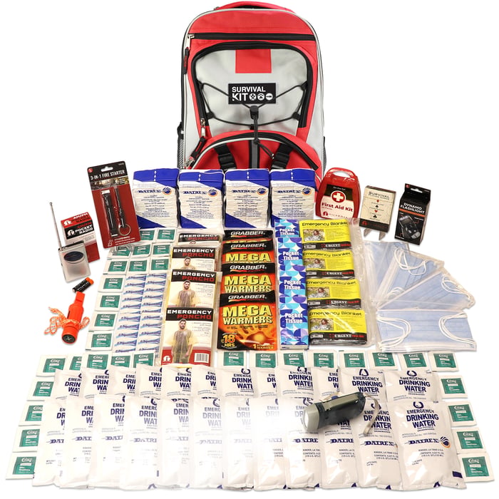 4 Person Necessity Survival Kit, Rolling Bag image